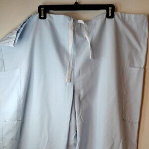 Tafford 2XL Light Blue Scrub Pants. Drawstring. 2 Side Pockets. Great Condition.